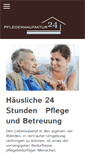 Mobile Screenshot of pflegemanufaktur24.de